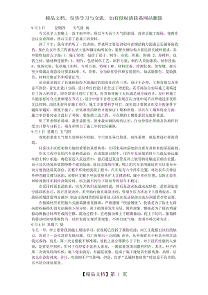 房建专业实习日志.doc