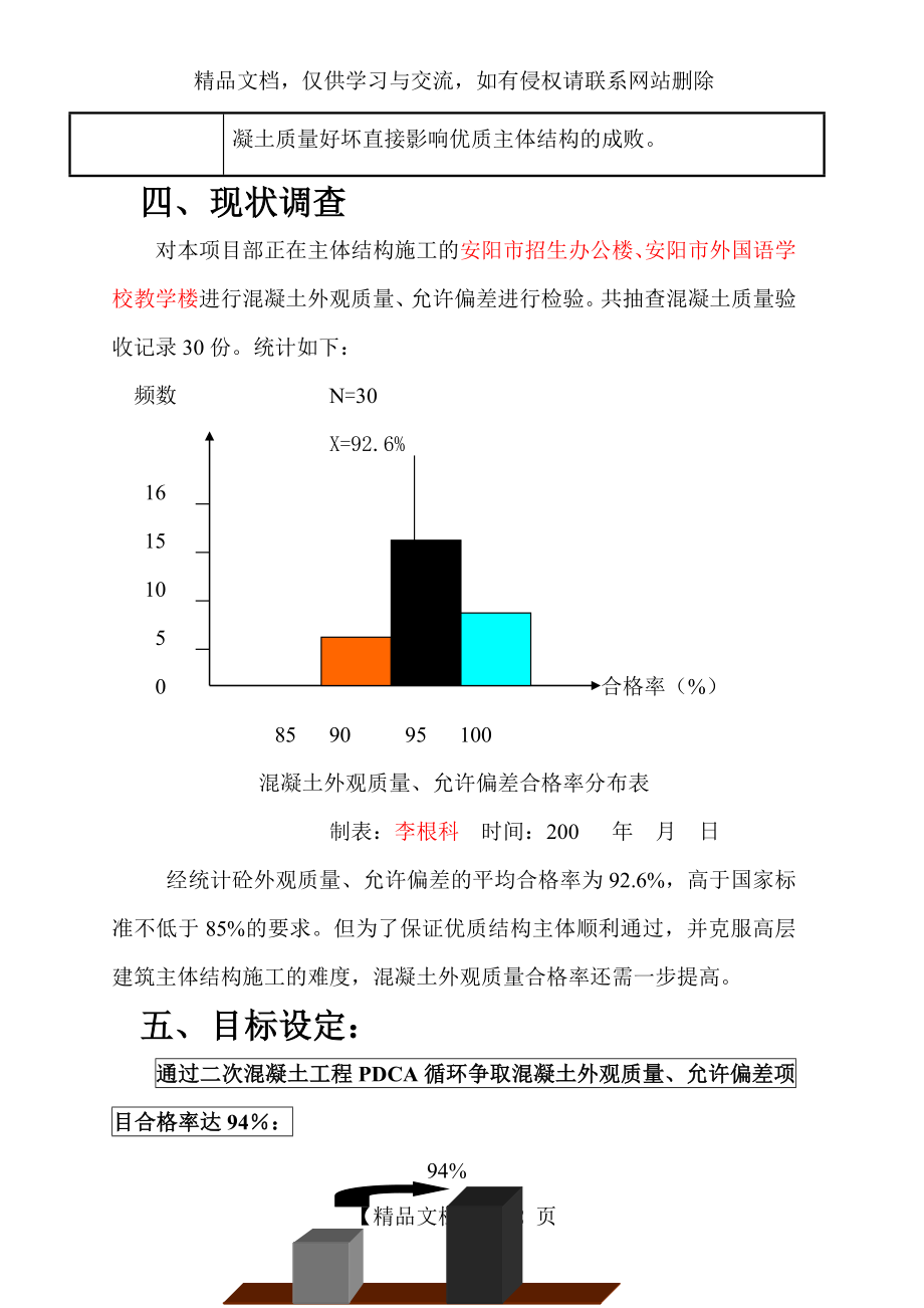 提高混凝土外观质量-QC小组活动成果交流材料(建设).doc_第2页