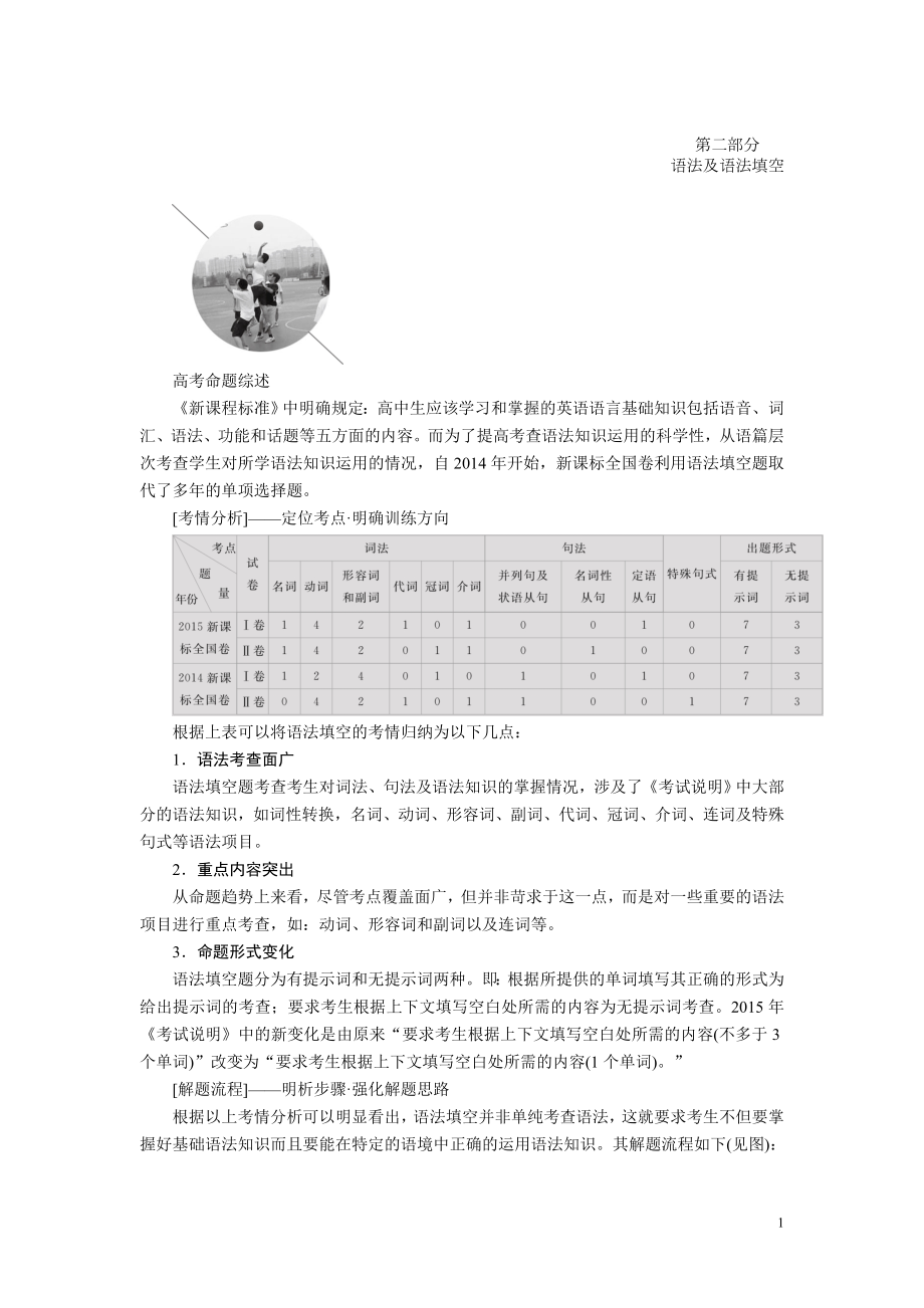 2022届高考英语一轮复习教案：语法填空第一讲　词性转换.pdf_第1页