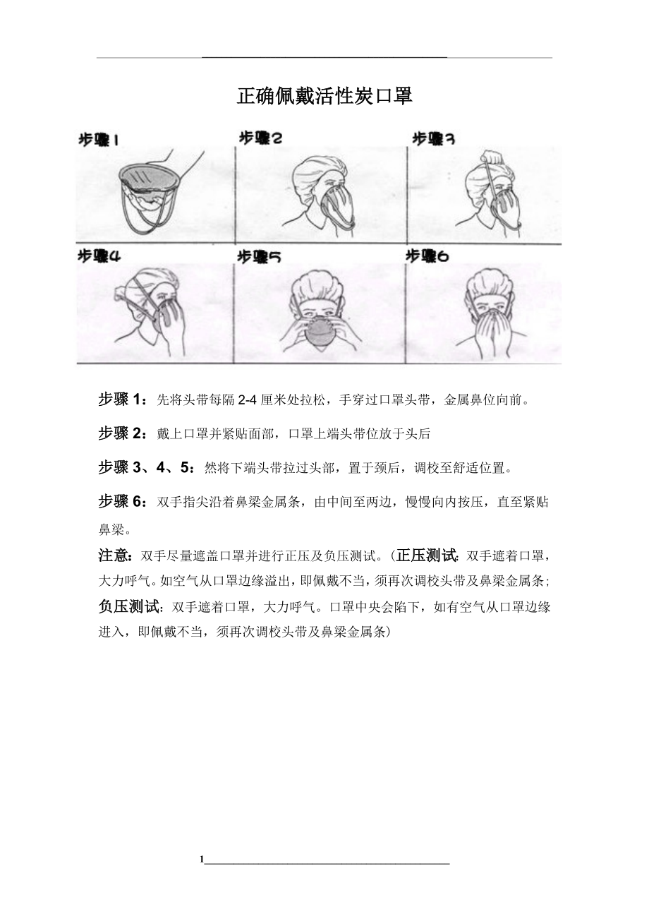 正确佩戴口罩方法.doc_第1页