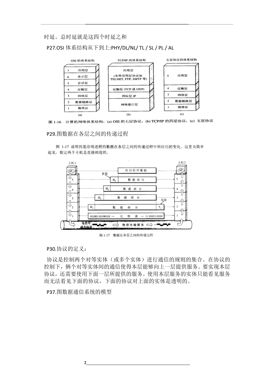 武汉科技大学计算机网络考试重点.docx_第2页