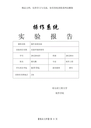 操作系统实验1.doc