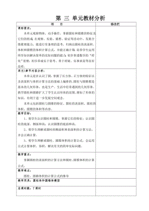 人教版六下数学2015人教版六年级数学下册第三单元教案公开课课件教案公开课课件教案公开课课件教案.doc