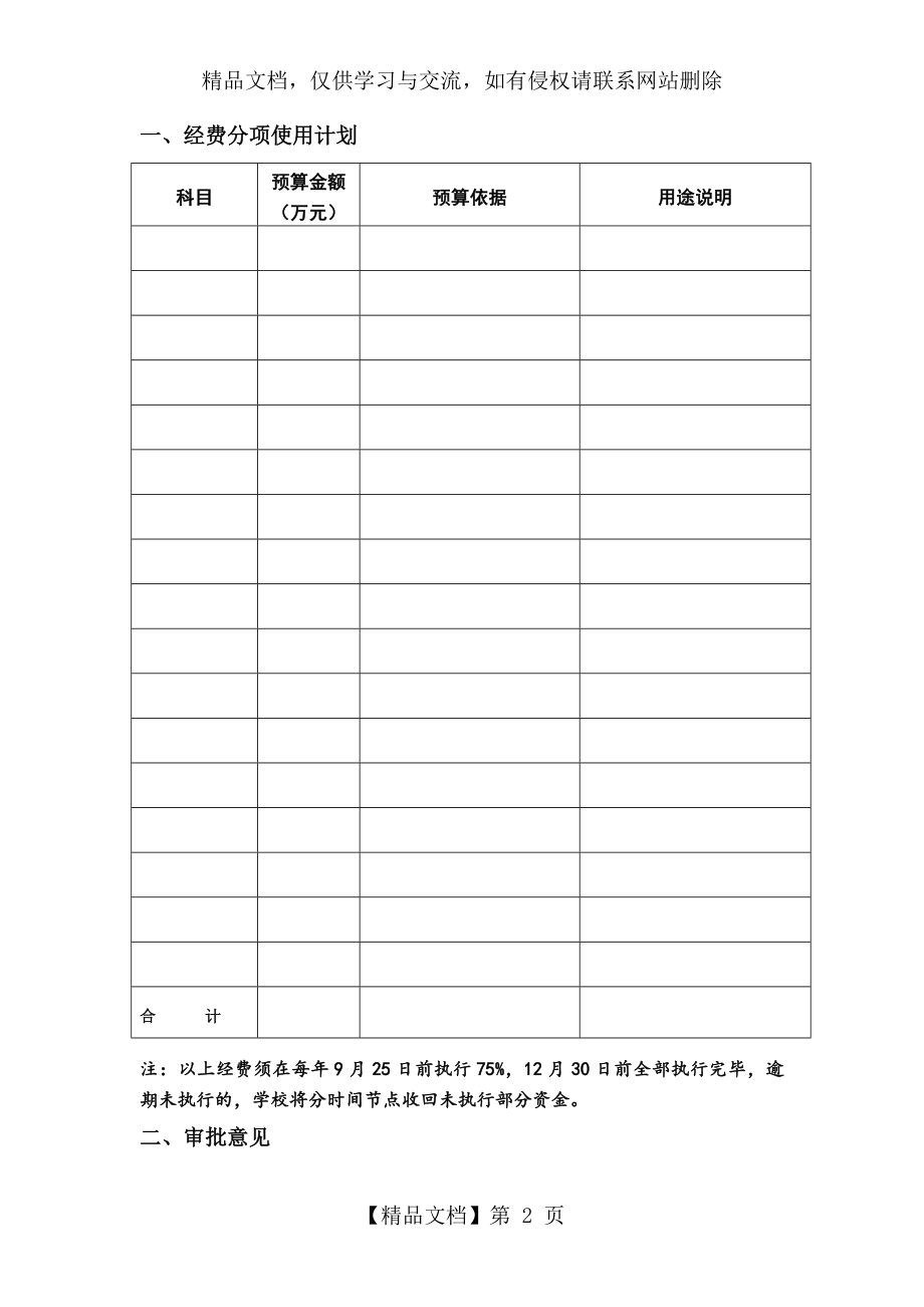 湖南大学双一流建设引导专项资金使用计划表.doc_第2页