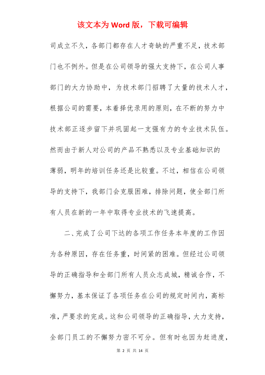 技术支持年终工作总结.docx_第2页