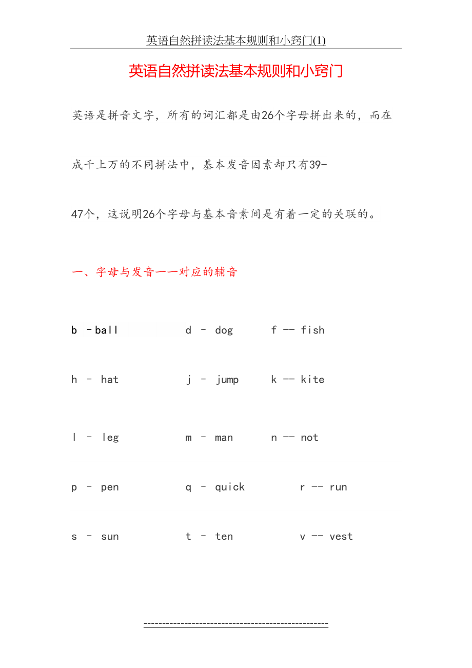 英语自然拼读法基本规则和小窍门(1).doc_第2页