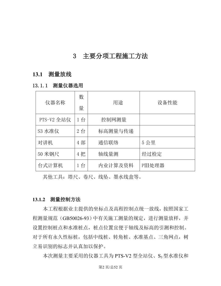 污水处理厂改造工程基坑支护及地基处理工程施工组织设计第二部分专业内容13主要各分项工程施工方法.doc_第2页