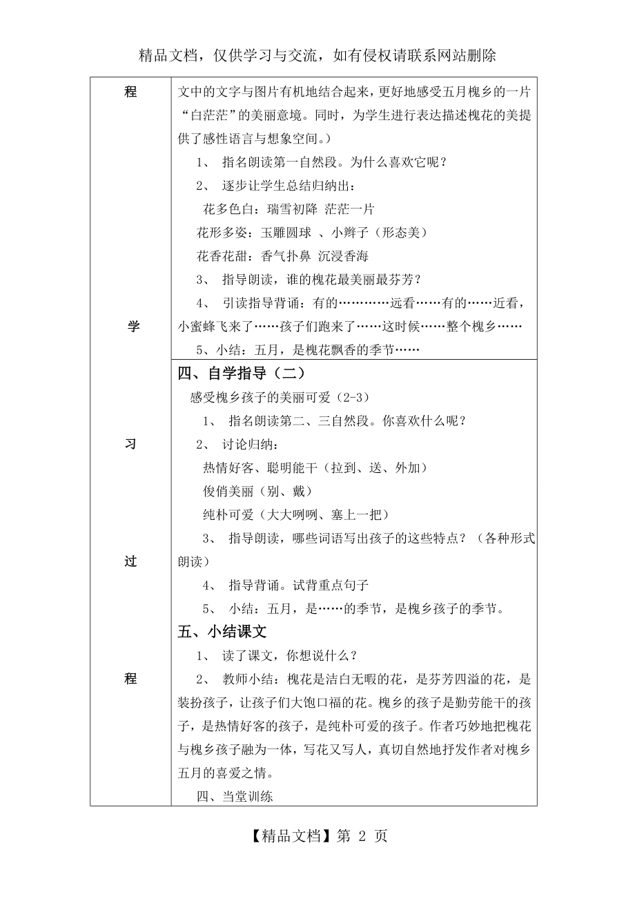 槐乡五月(第二课时)教案.doc_第2页