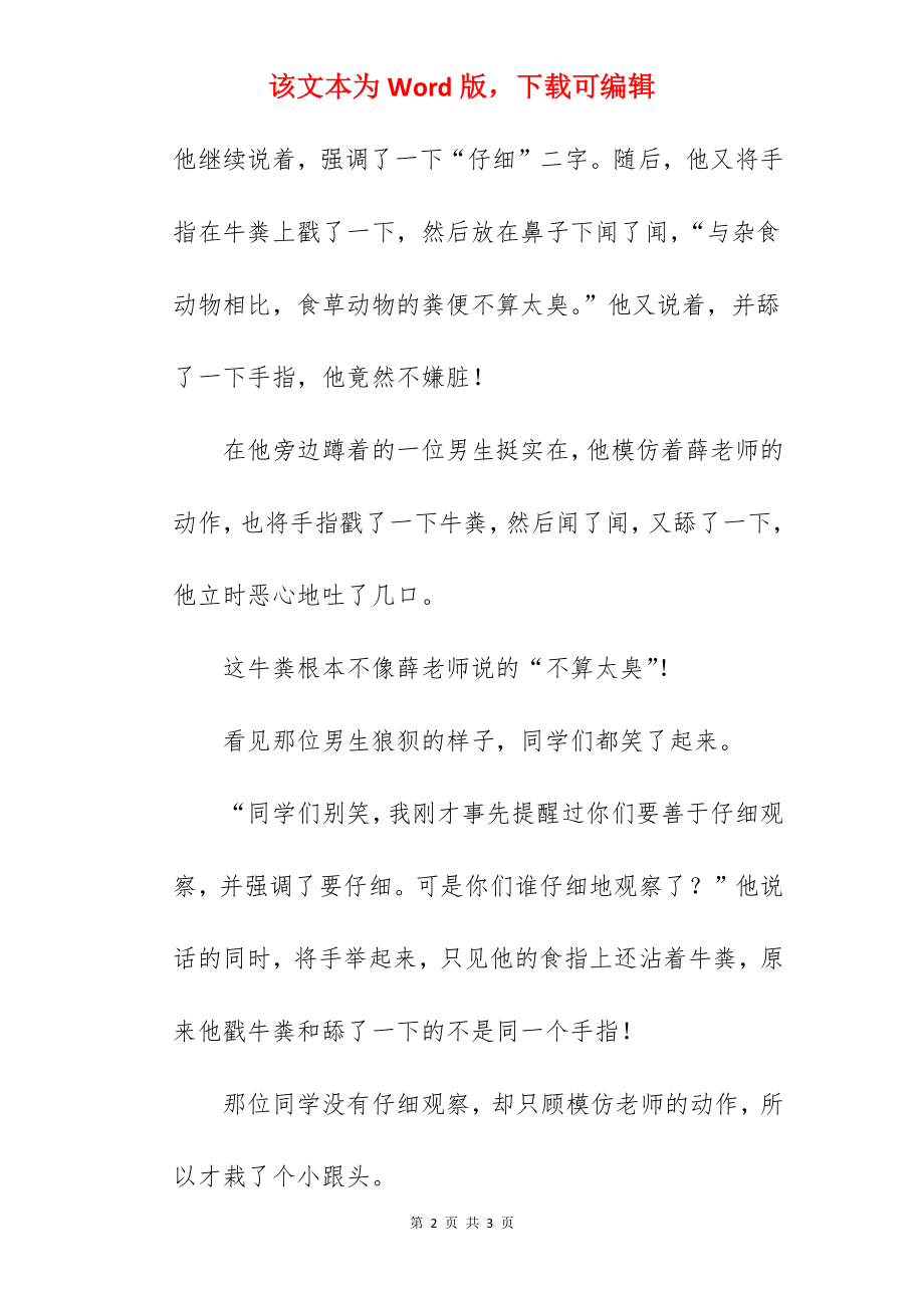 校园趣事作文 校园趣事的故事.docx_第2页