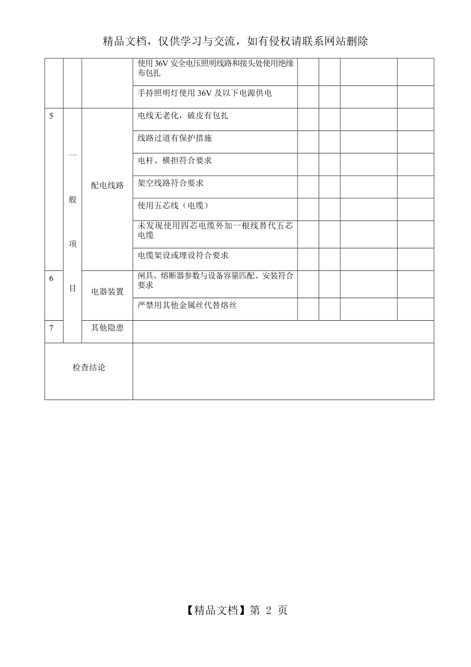 电工巡检记录表.docx_第2页