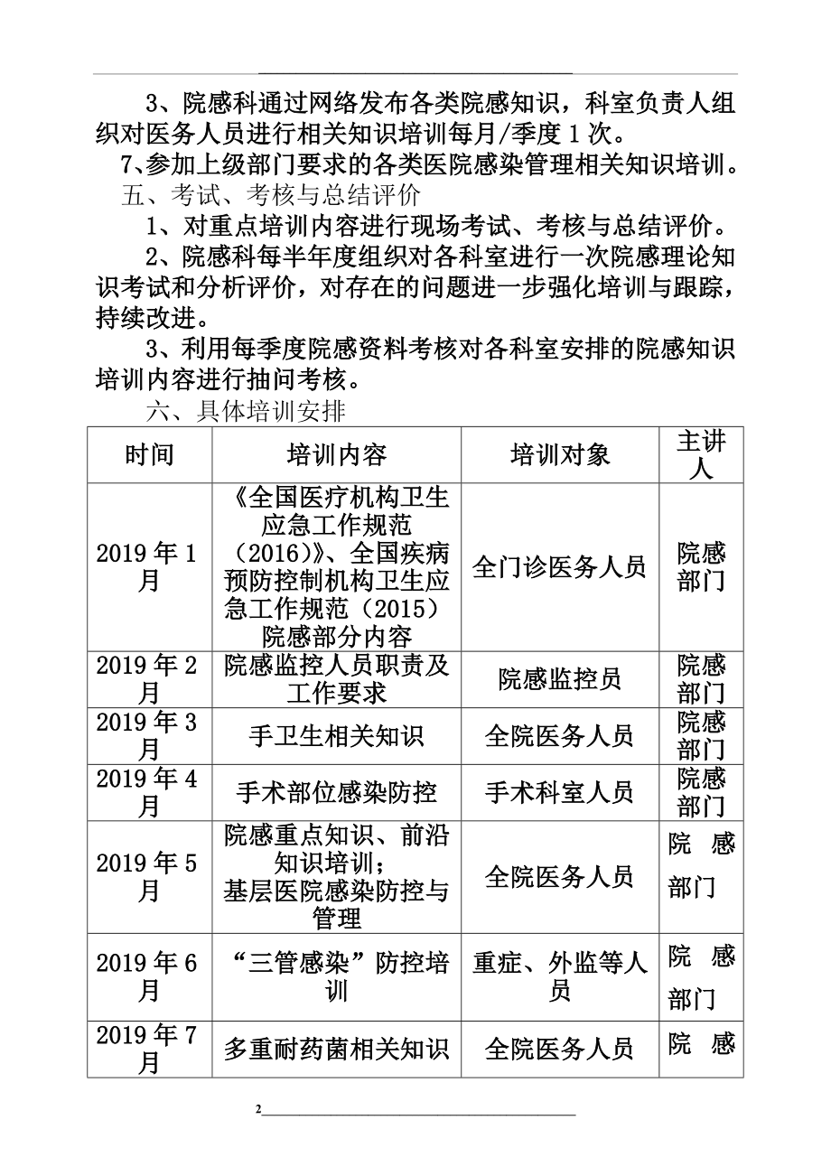 院感培训计划.doc_第2页