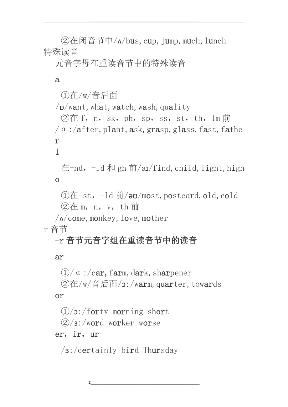 英语发音规则和重音规律.docx_第2页