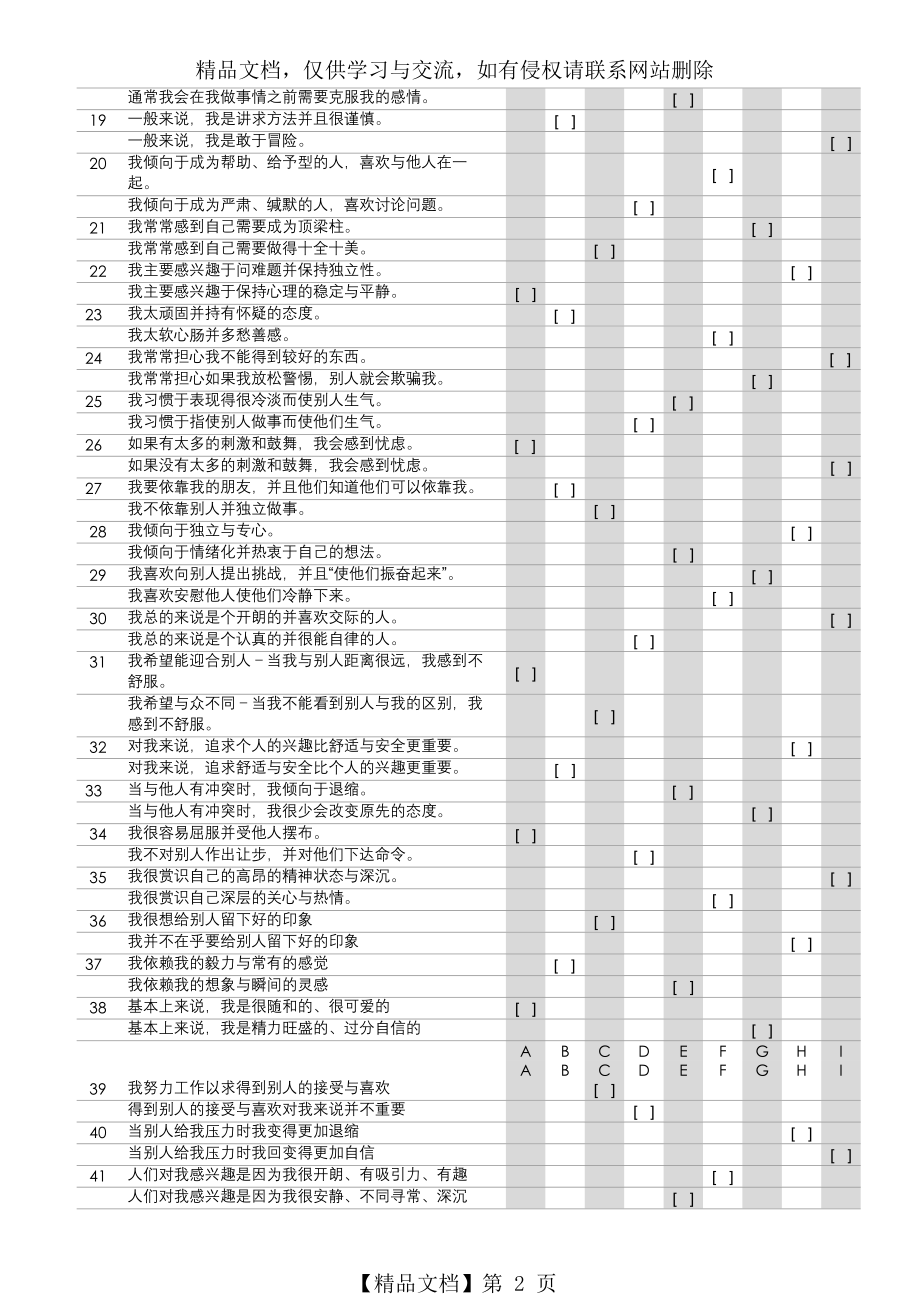 测试-九型人格测试题-144题及答案.doc_第2页