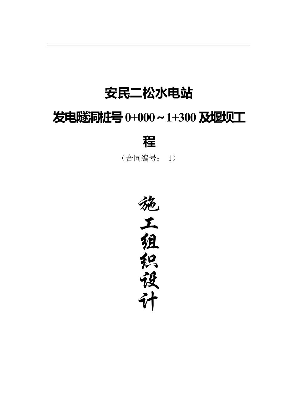 电气施工组织设计 水电站堰坝及隧洞施工组织设计方案.docx_第2页