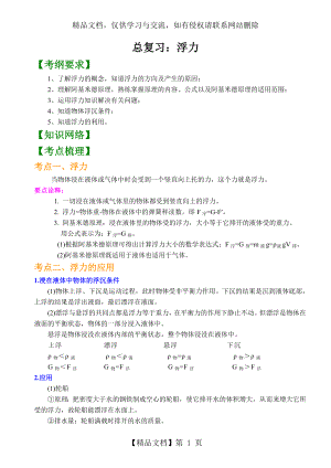 浮力的计算及其应用.doc