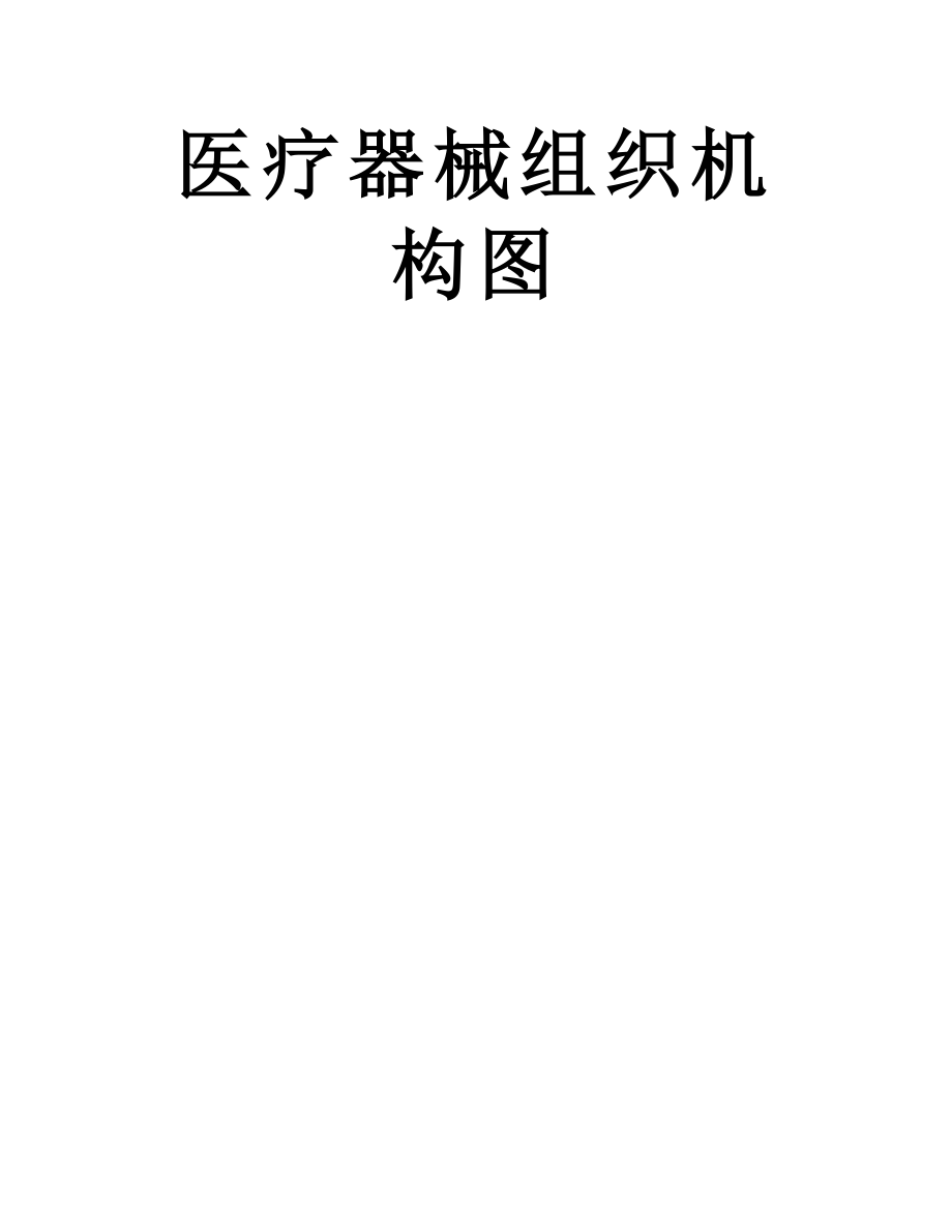 药店-医疗器械组织机构和部门设置说明-医疗器械经营组织机构图--医疗器械组织机构图.doc_第2页