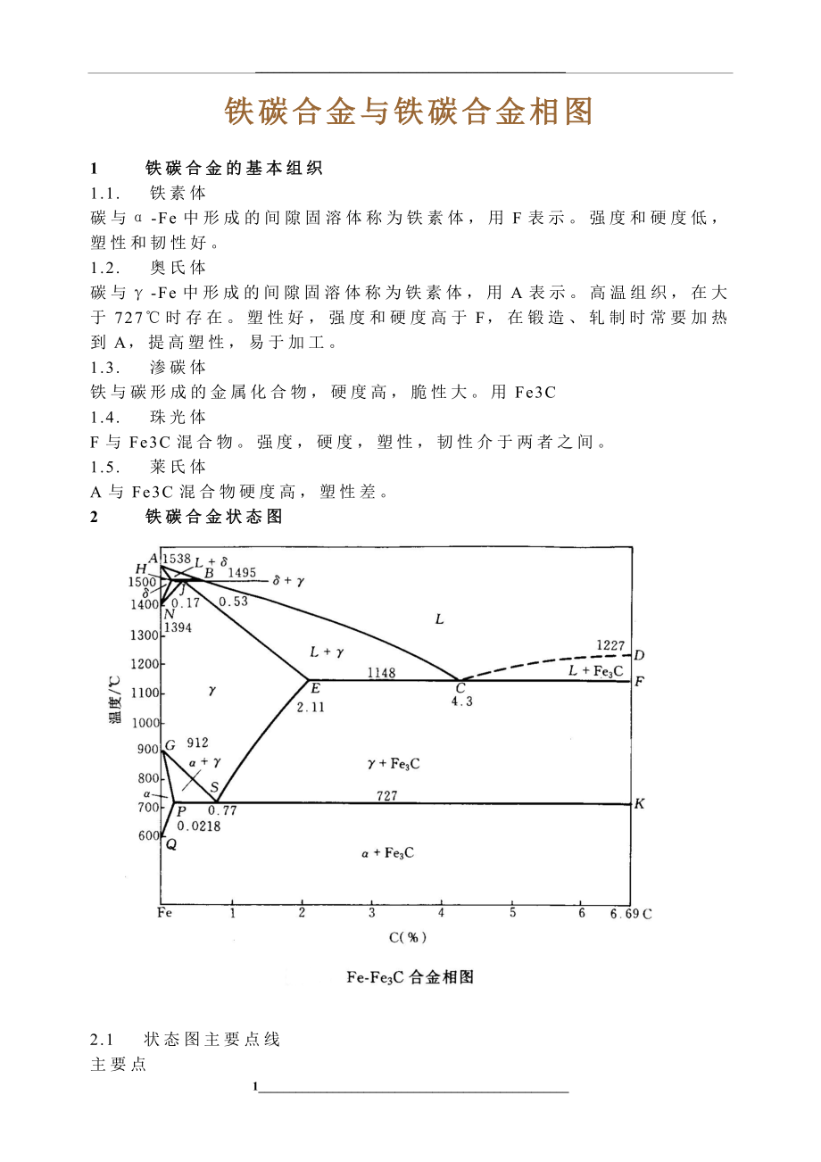 铁碳合金相图.doc_第1页