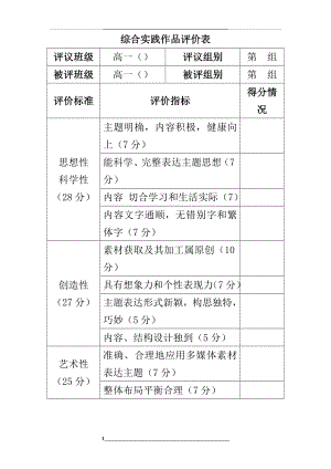 综合实践作品评价表.doc