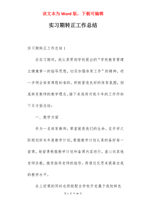 实习期转正工作总结_3.docx