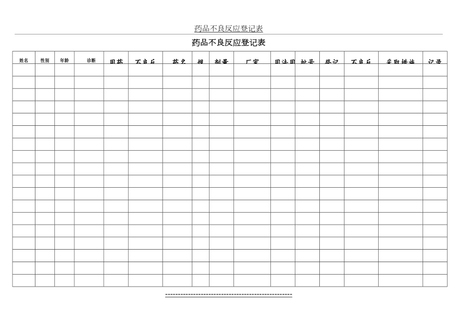 药品不良反应登记表.doc_第2页