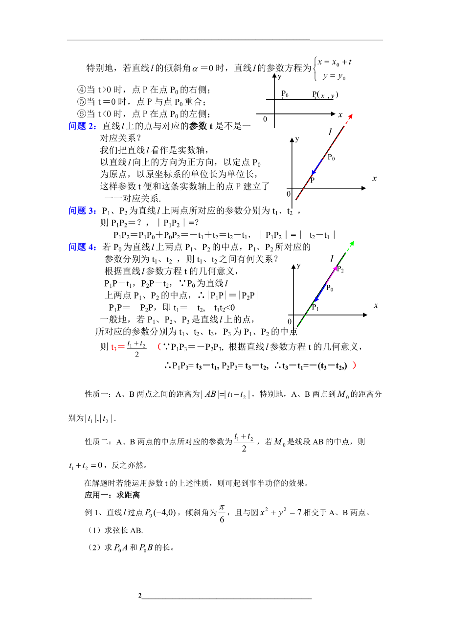 直线参数方程t的几何意义.doc_第2页