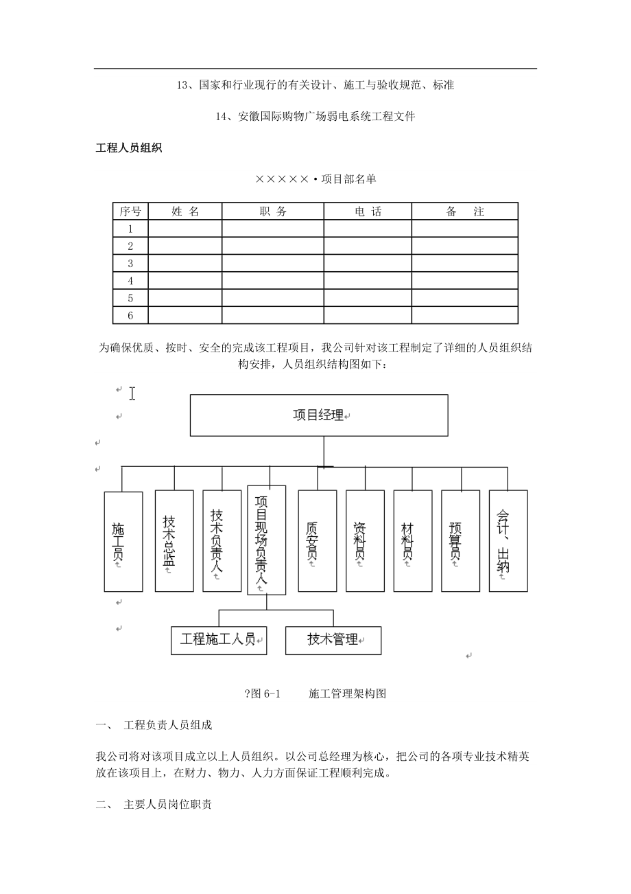 电气施工组织设计 能化系统施工组织设计方案.docx_第2页