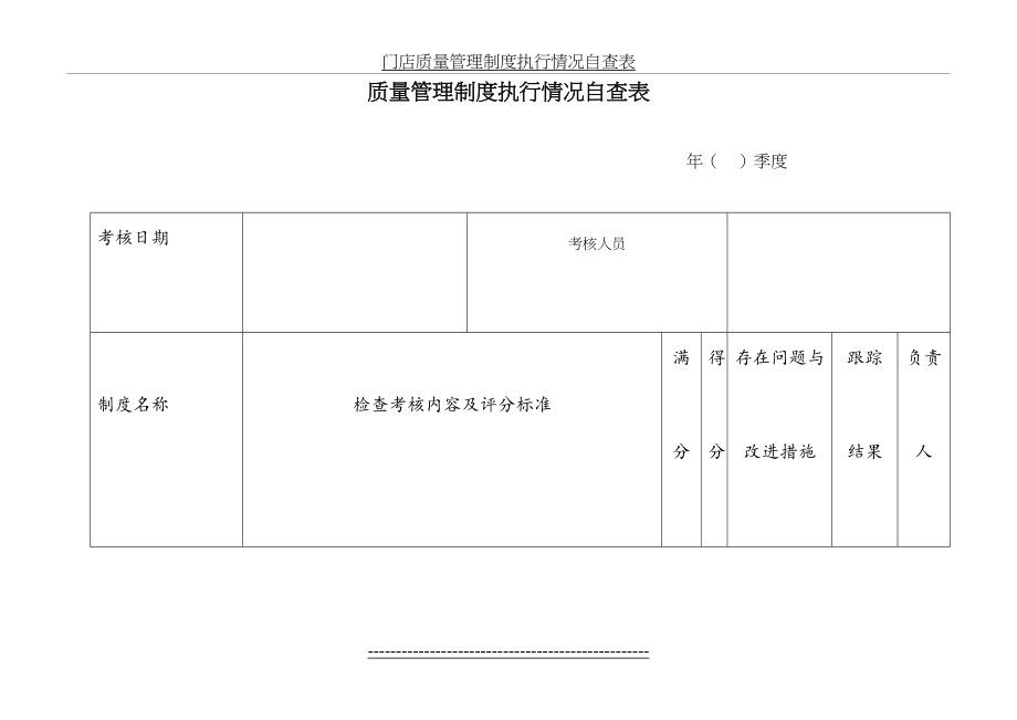 质量管理制度执行情况自查表.doc_第2页