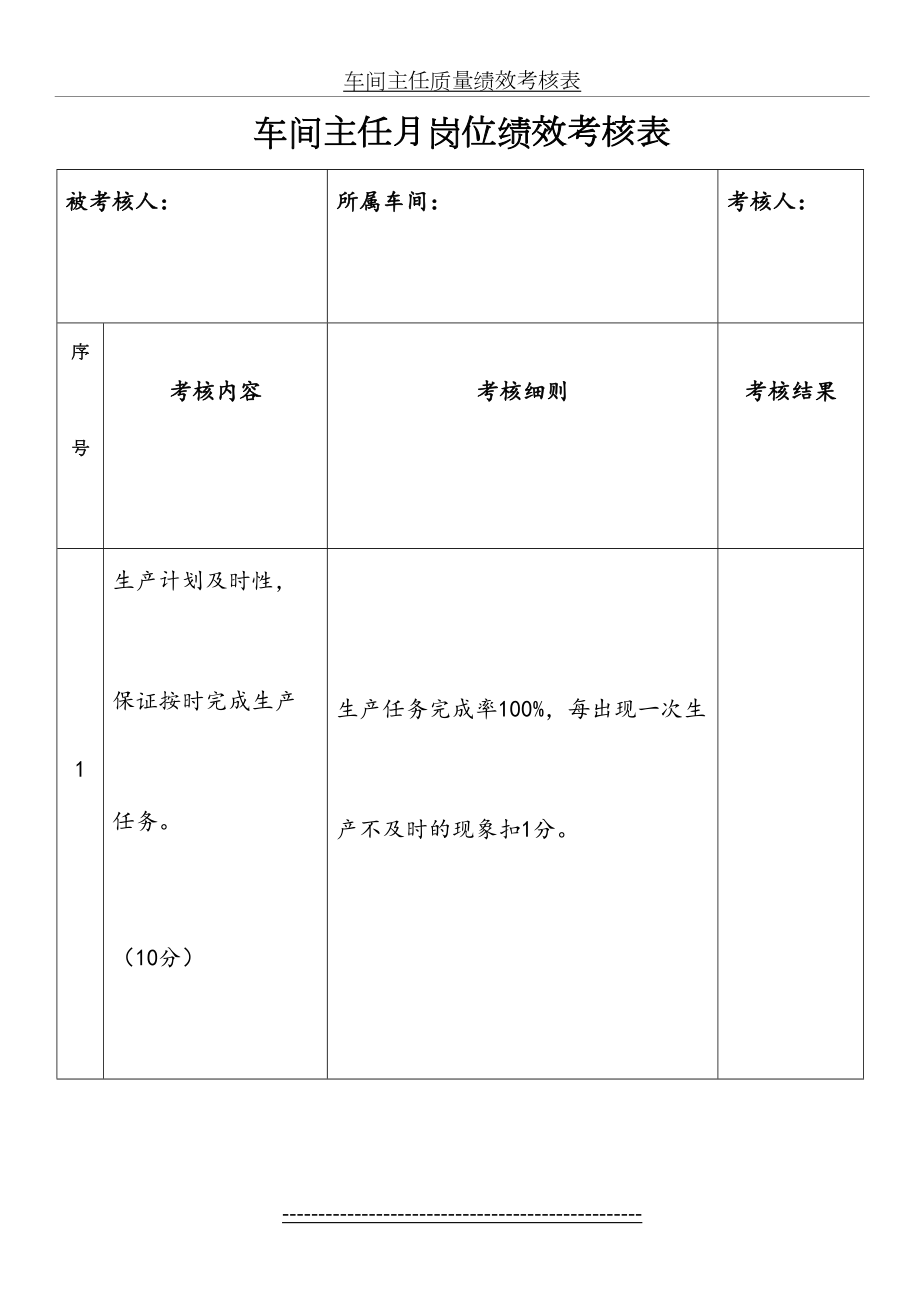 车间主任绩效考核表.doc_第2页