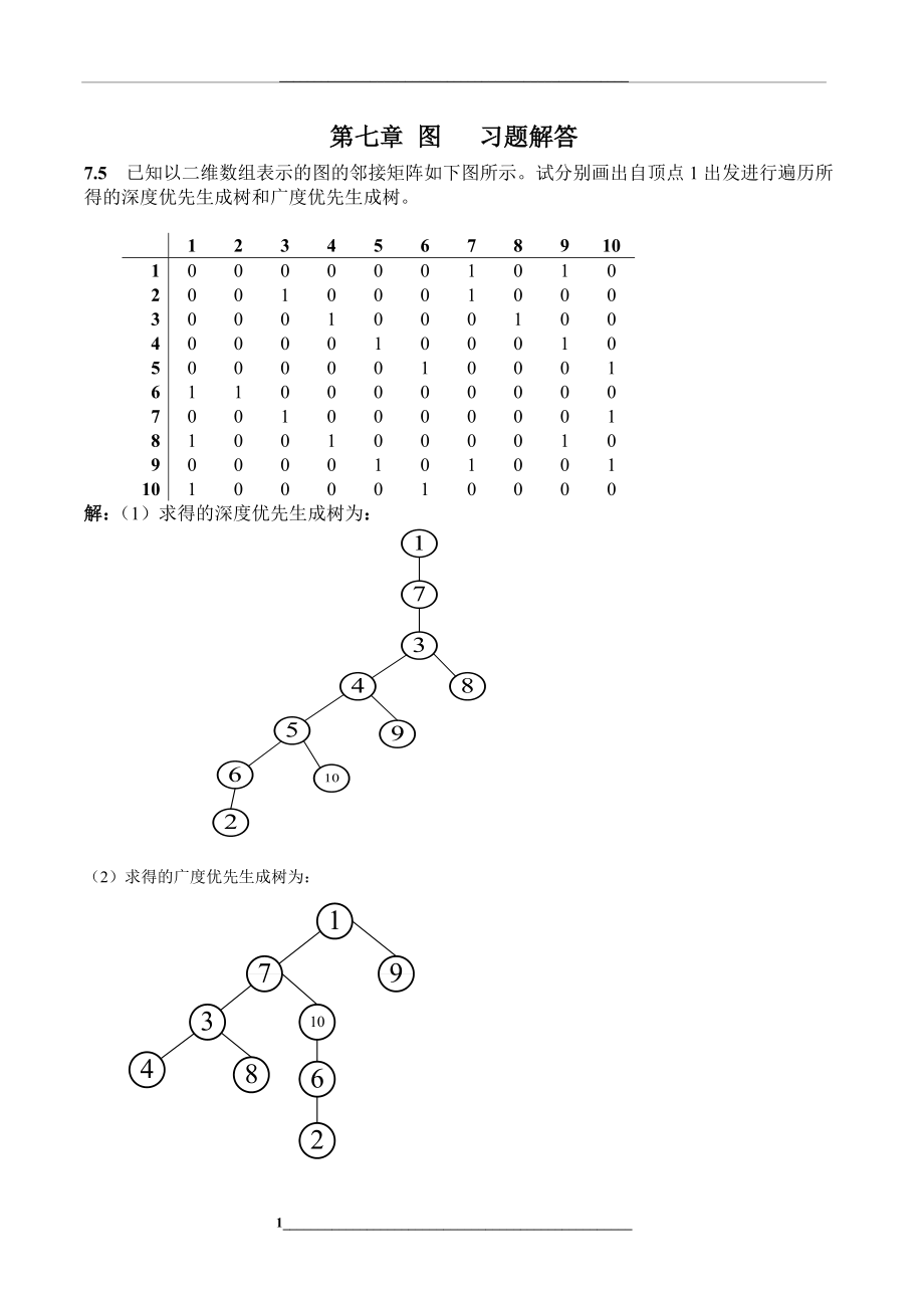 第七章-图习题解答(1).doc_第1页