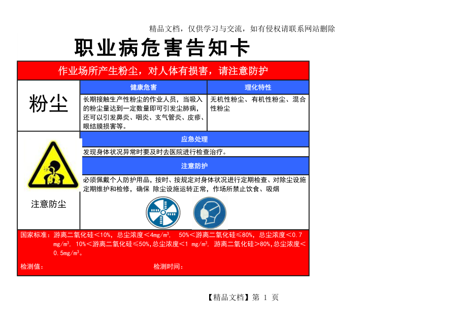 氨、氢氧化钠、二氧化氮等13类职业病危害因素告知卡.docx_第1页