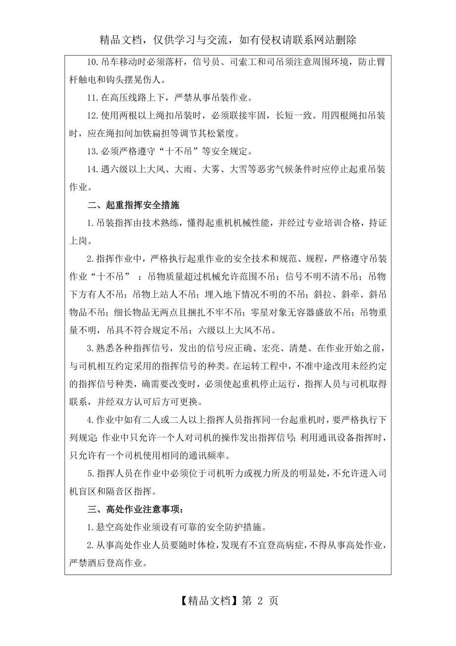 梁板吊装教育记录.docx_第2页