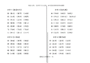 部编版一下生字组词和笔顺.doc