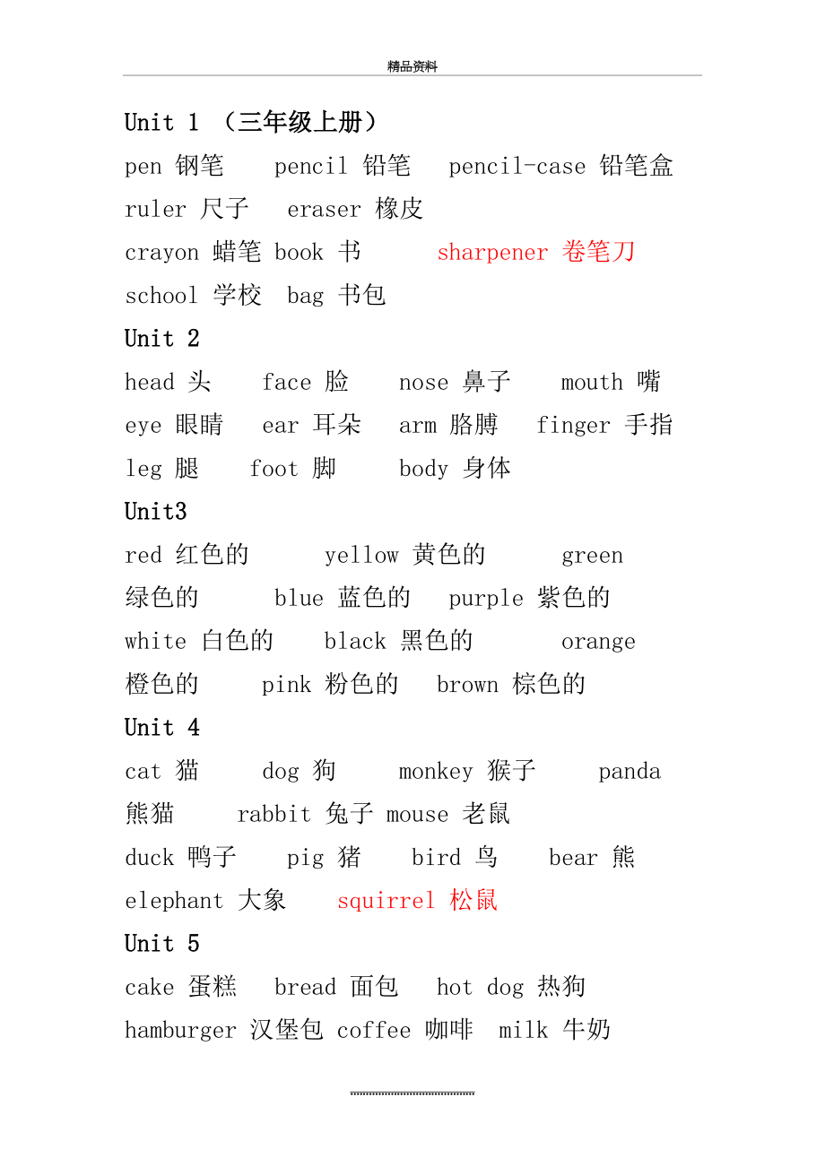 最新3至6年级英语单词表.doc_第2页