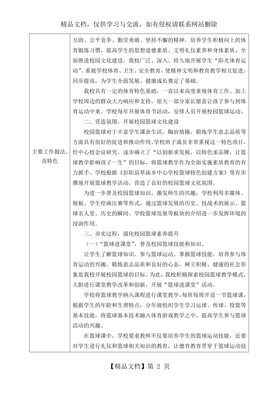 草庙乡中心学校校园篮球特色学校申报表.doc_第2页