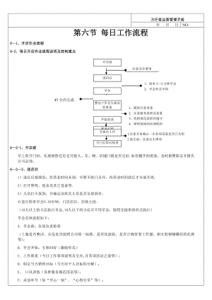 运营管理手册第六节【店铺工作流程篇】.doc