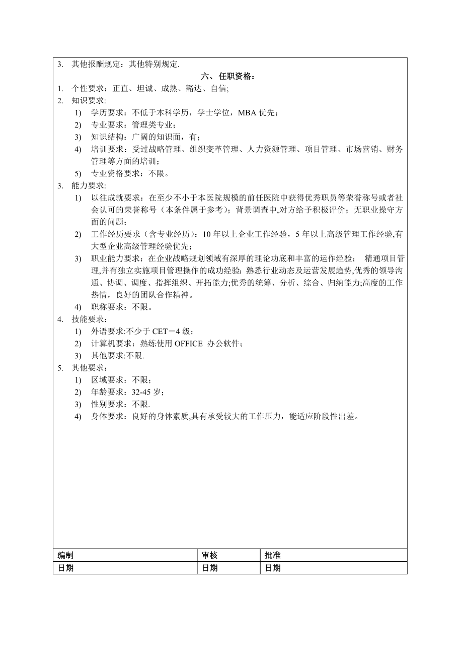 运营总监岗位说明书(参照).doc_第2页