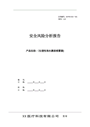 安全风险分析报告22133.doc