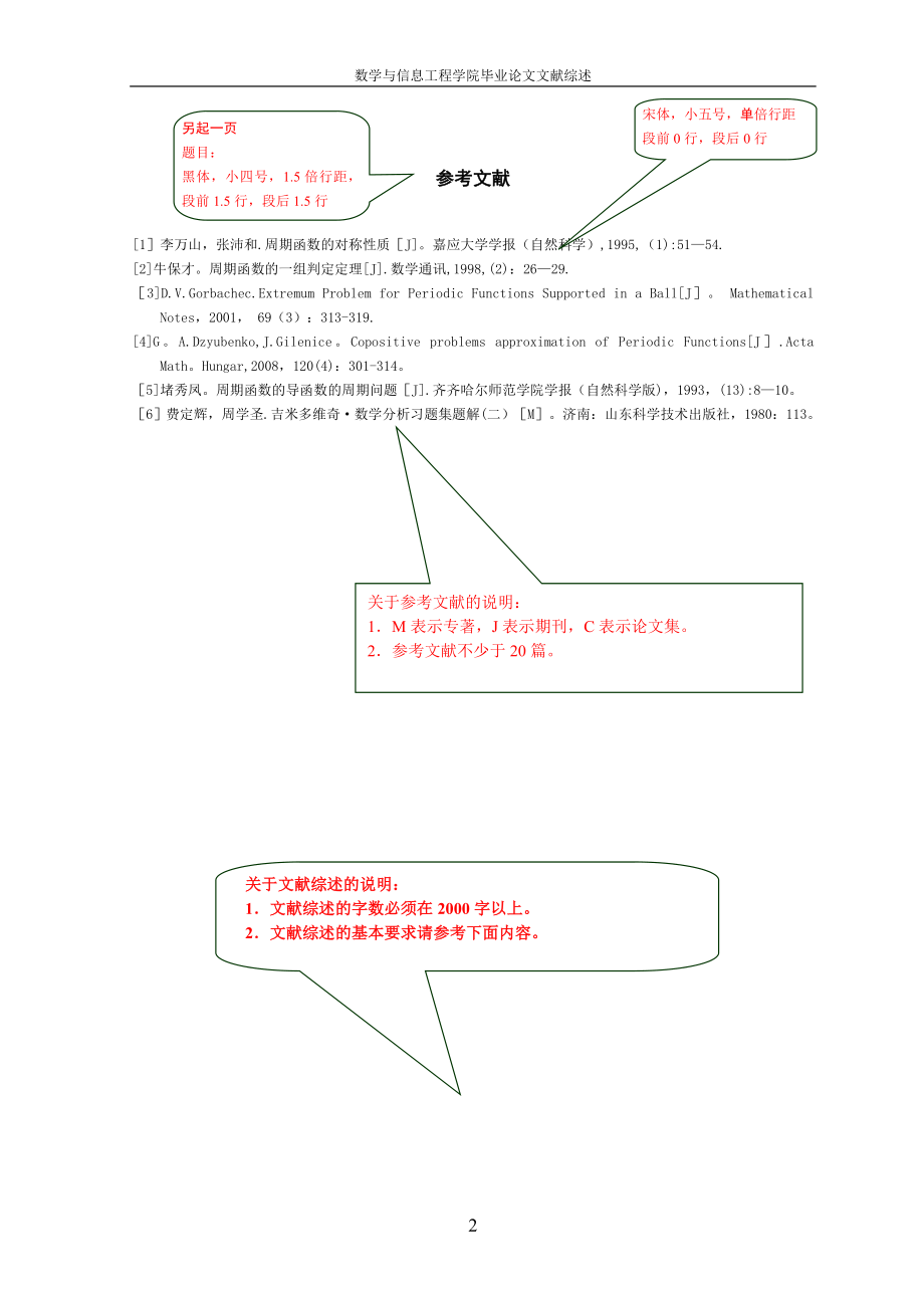 台州学院-毕业论文-文献综述模板及基本要求.doc_第2页