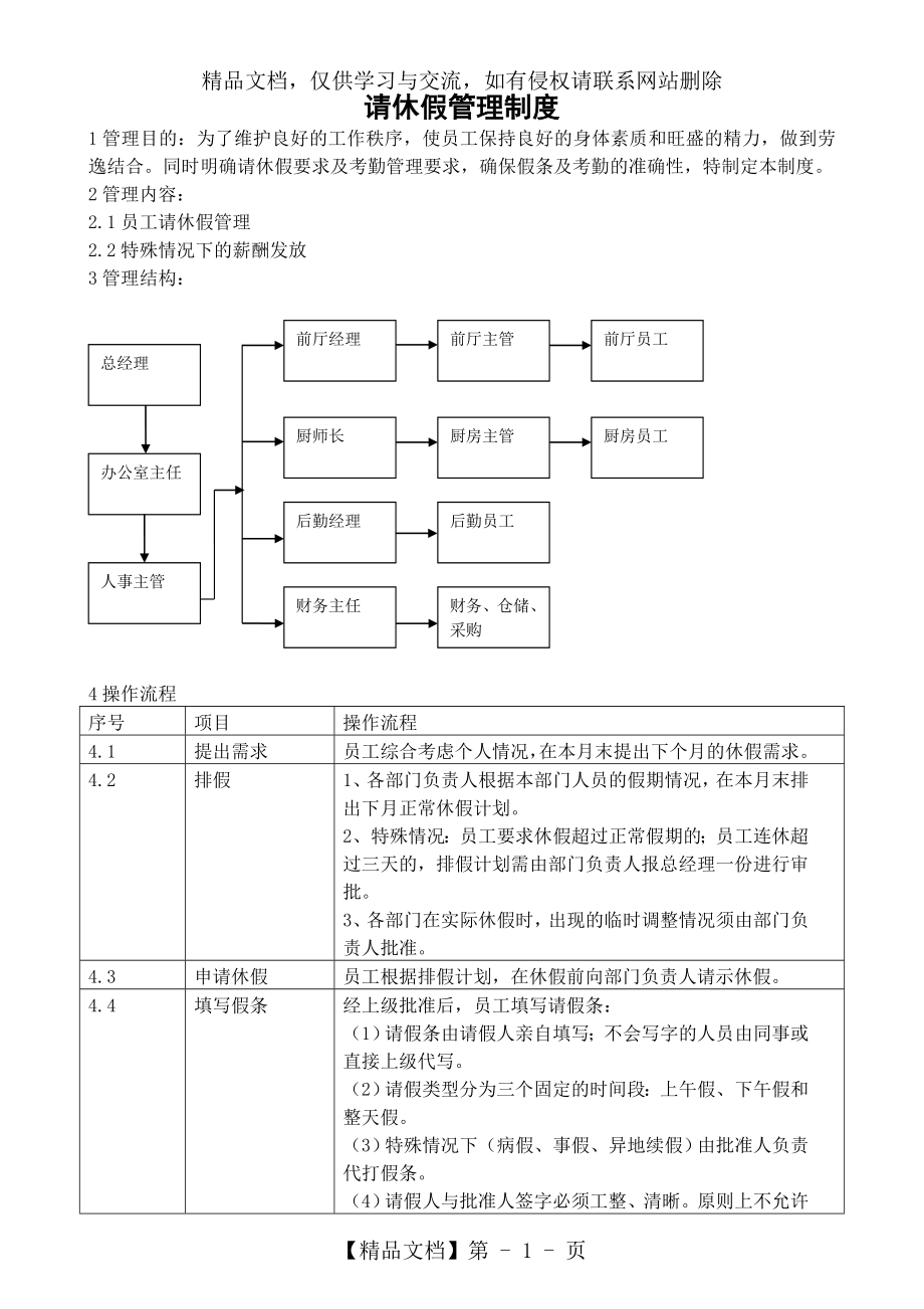 请假休班管理制度.doc_第1页