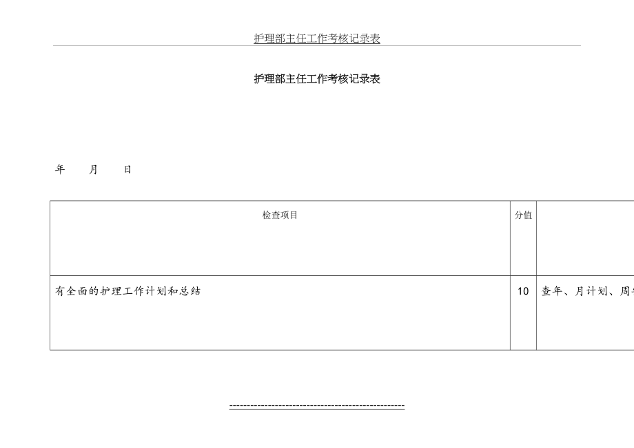 附2.护理部主任工作考核记录表.doc_第2页