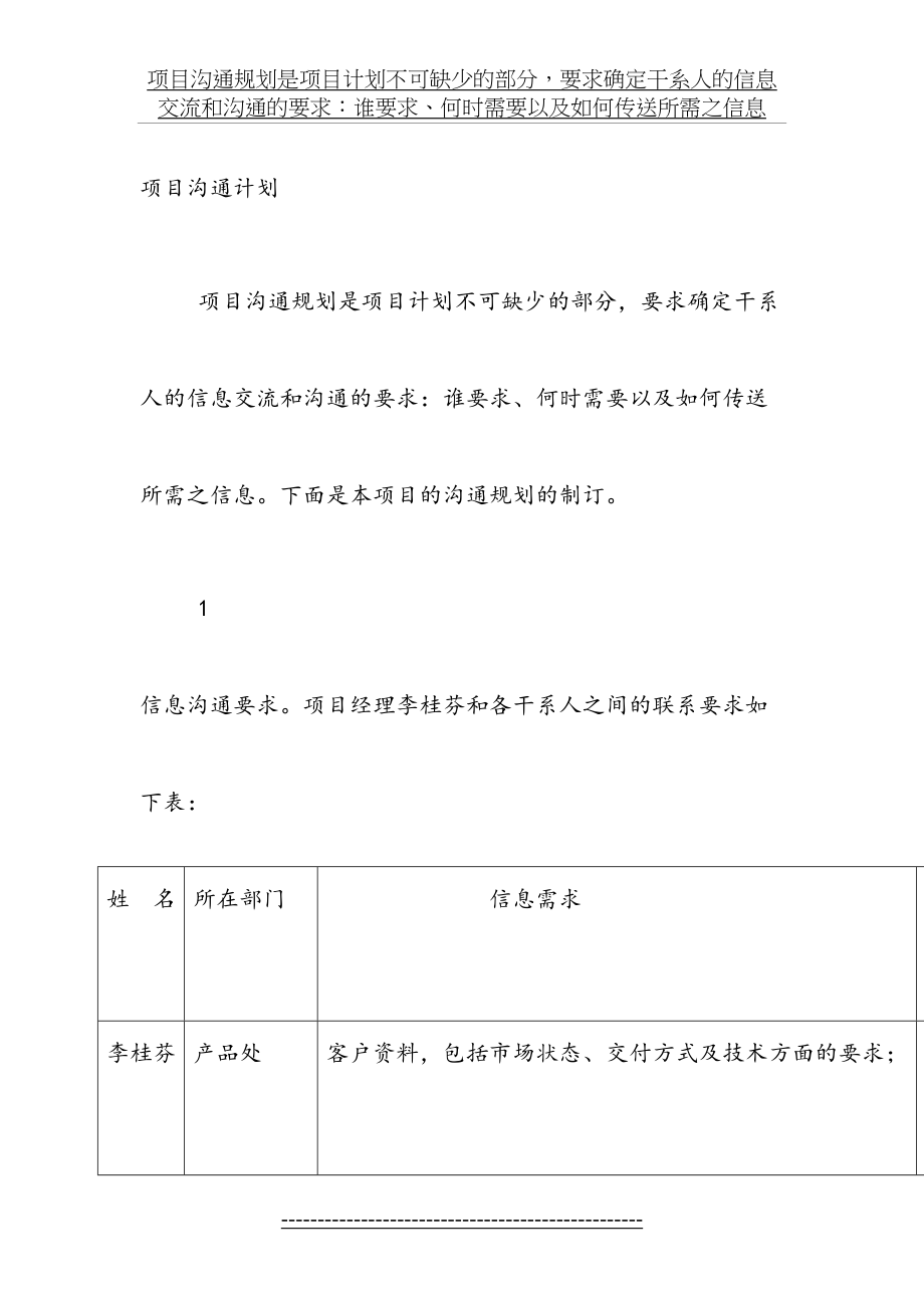 项目沟通计划案例.doc_第2页