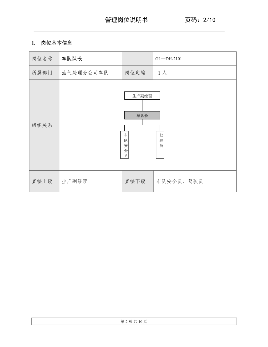 车队队长岗位说明书-(2).doc_第2页