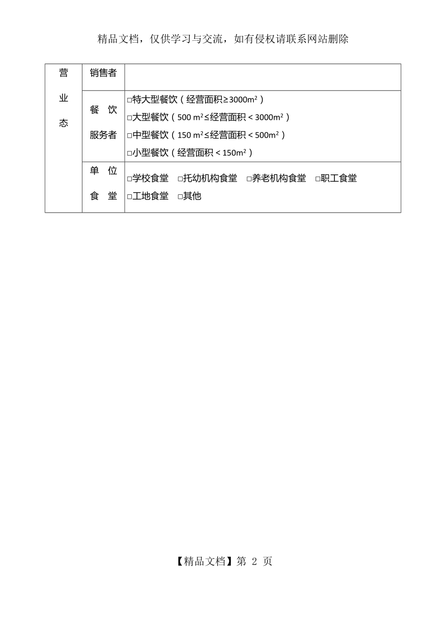 食品经营许可证申请表.docx_第2页