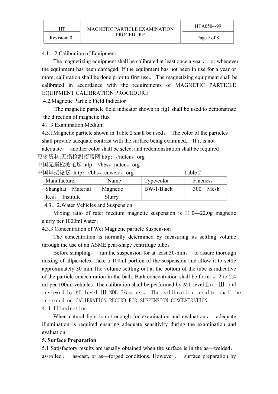 基于美国ASME标准的磁粉检测规程.doc_第2页