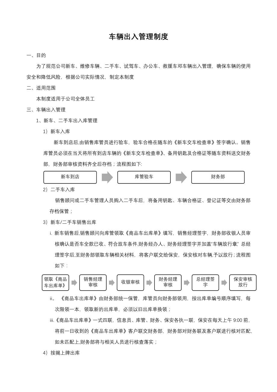 车辆出入管理制度.docx_第1页