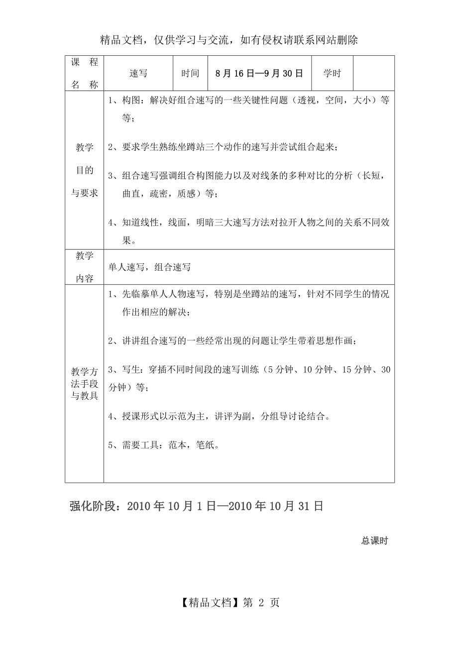 速写教学计划…….doc_第2页