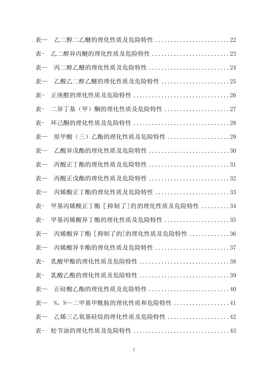 危险化学品特性表-第3.3类.doc_第2页