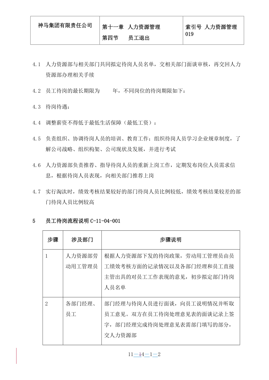 咨询管理战略组织项目麦肯锡工具评估 019-员工待岗-0311.doc_第2页