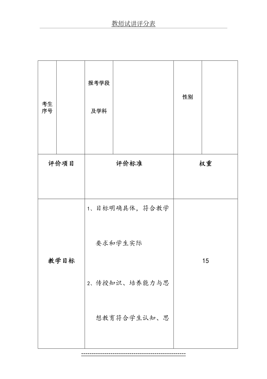 教师试讲评分表.doc_第2页