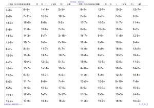 2022年一年级上册数学口算 .pdf